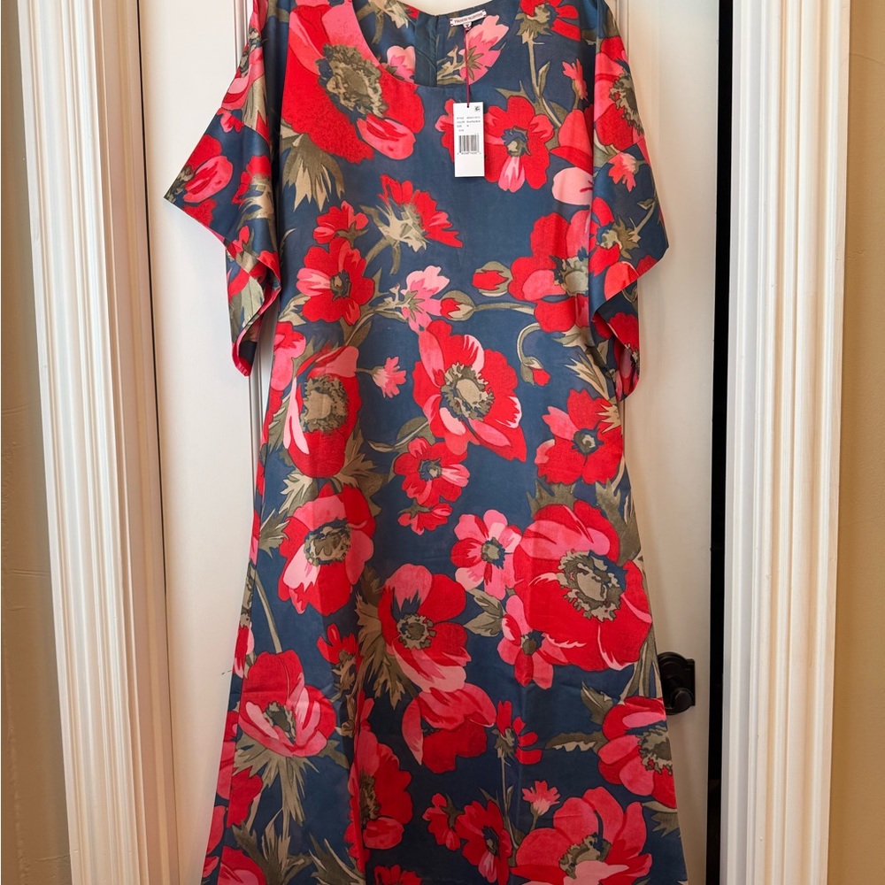 FRANCES VALENTINE - Spinnaker Maxi Dress - Paradise Poppy - NWT